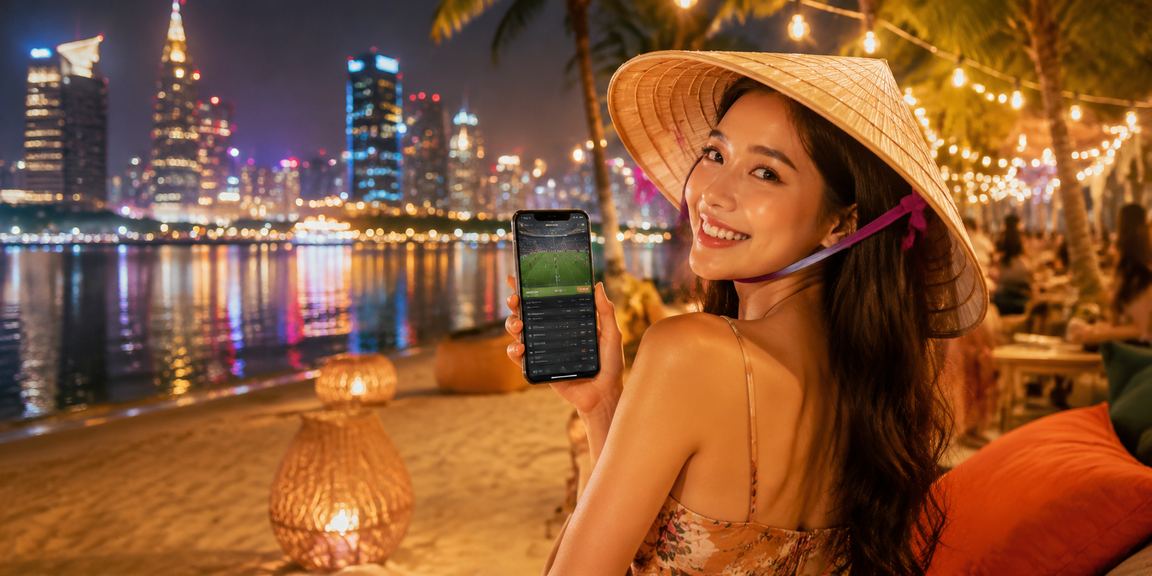 Người dùng tại Hồ Chí Minh chuẩn bị đăng ký tài khoản thể thao trên điện thoại